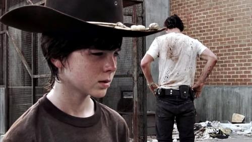 Chandler Riggs in The Walking Dead