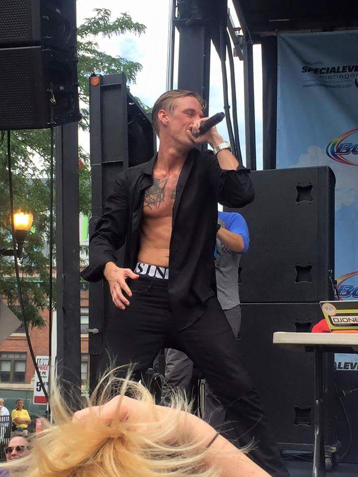 General photo of Aaron Carter