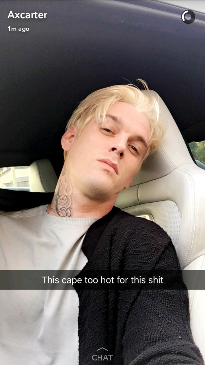 General photo of Aaron Carter