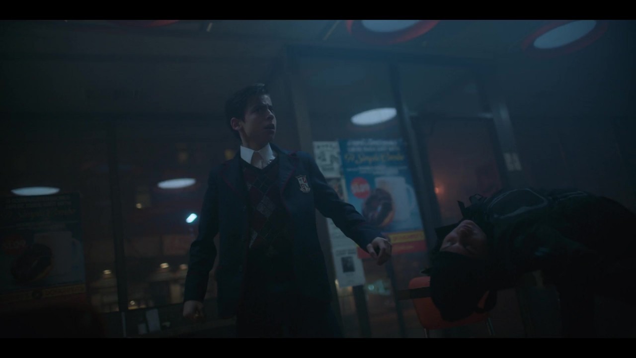 Aidan Gallagher in The Umbrella Academy