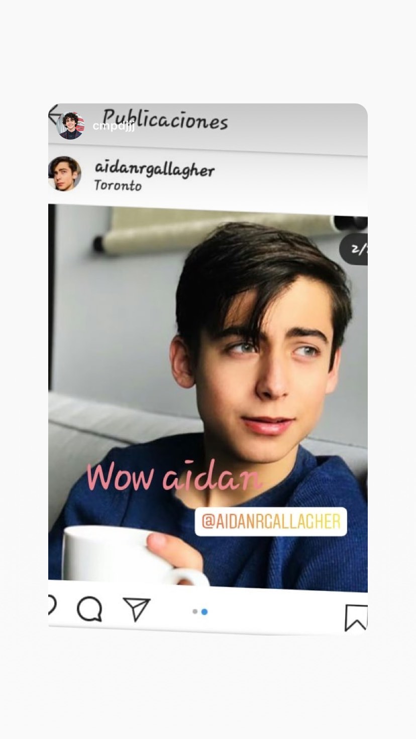 General photo of Aidan Gallagher