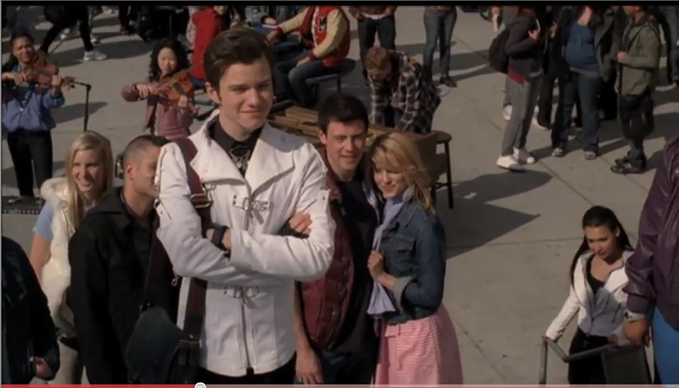 Chris Colfer in Glee, episode: Born This Way