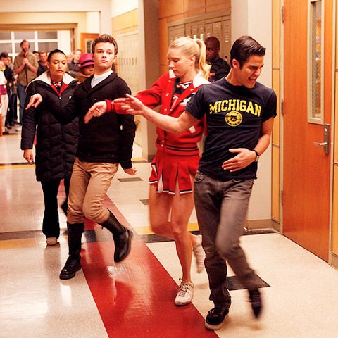 Chris Colfer in Glee