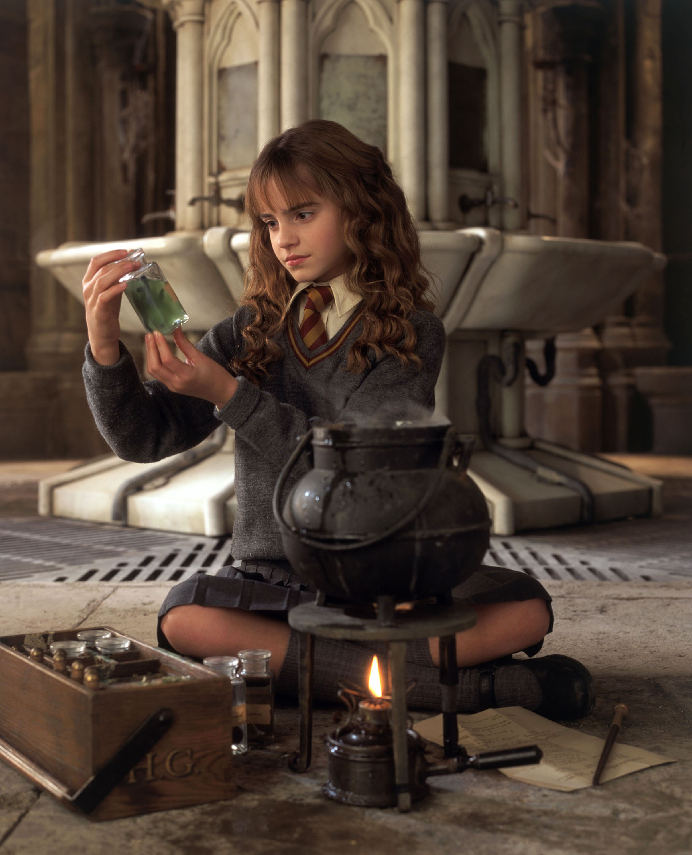 Emma Watson in Harry Potter and the Chamber of Secrets