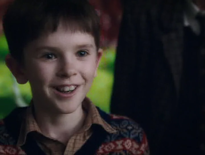 Freddie Highmore in Charlie and the Chocolate Factory