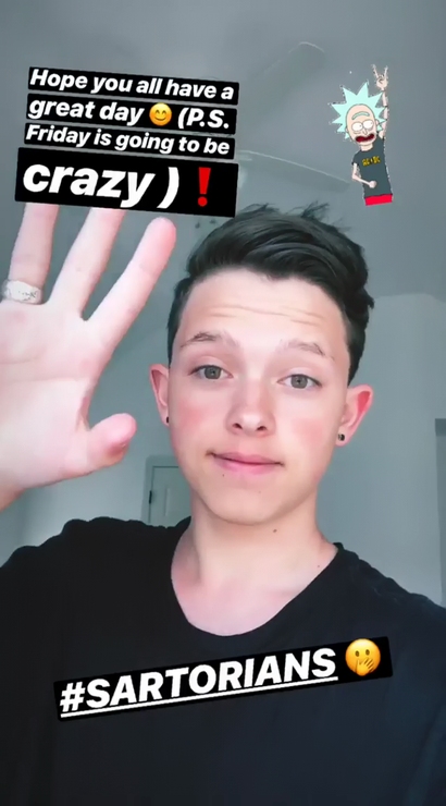 General photo of Jacob Sartorius