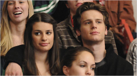 Jonathan Groff in Glee