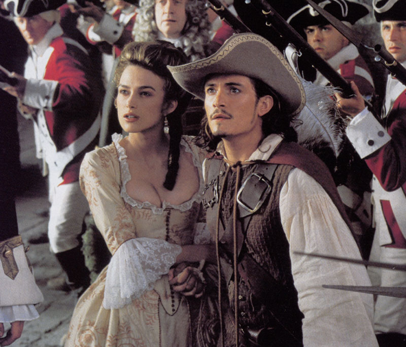 Keira Knightley in Pirates of the Caribbean: The Curse of the Black Pearl