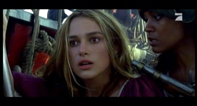 Keira Knightley in Pirates of the Caribbean: The Curse of the Black Pearl