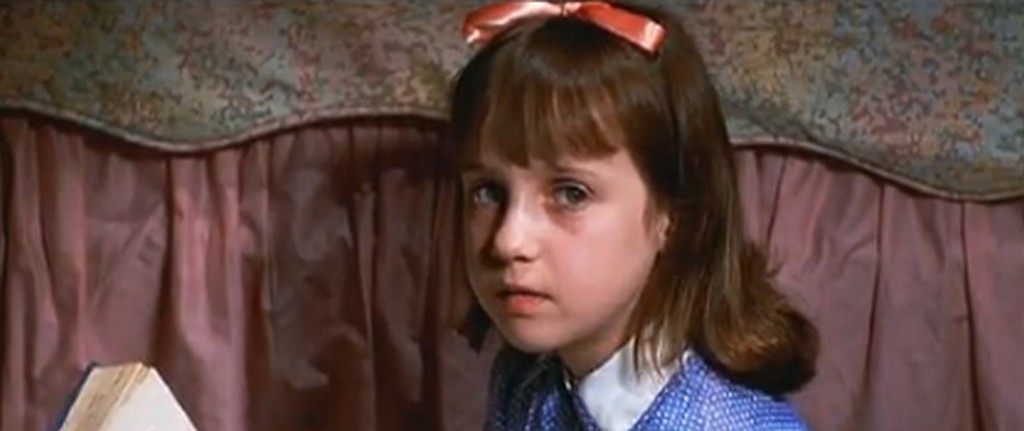 Mara Wilson in Matilda. 