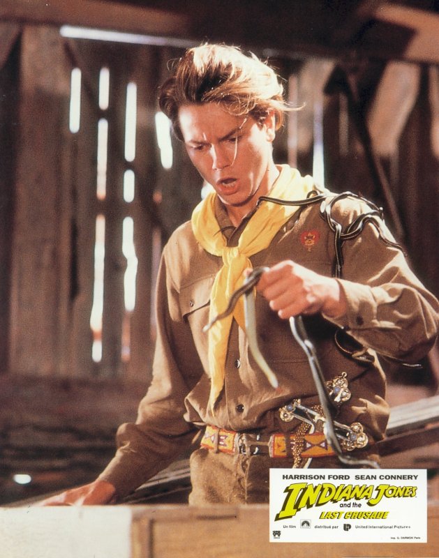 River Phoenix in Indiana Jones and the Last Crusade