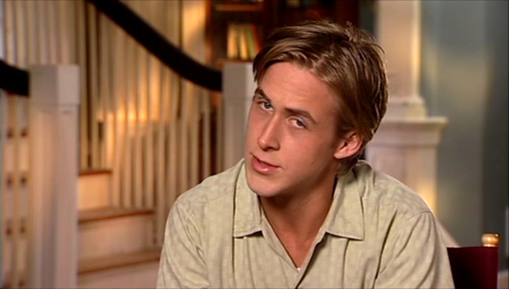 Ryan Gosling in The Notebook