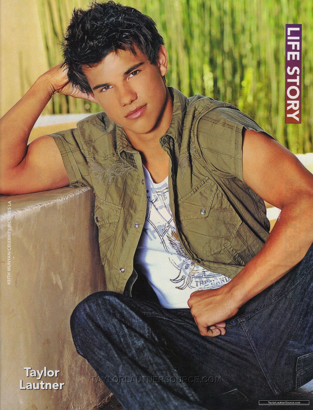 taylor lautner yearbook picture