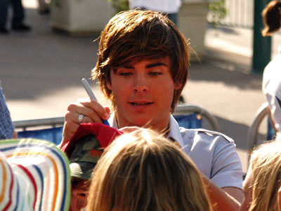 General photo of Zac Efron